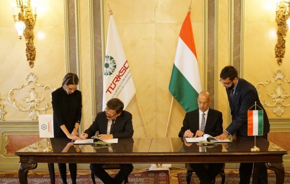 TÜRKSOY ilə Macarıstan arasında qarşılıqlı anlaşma haqqında Memorandum imzalanıb