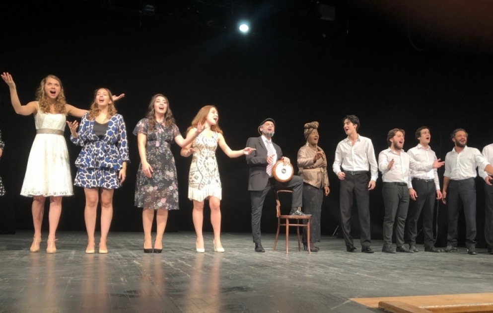 B.Şyukin adına Moskva Teatr İnstitutunda təhsil alan azərbaycanlı tələbələrin konserti olub