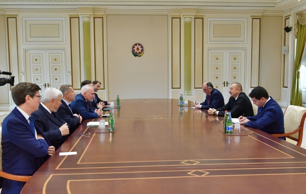 Prezident İlham Əliyev ATƏT-in Minsk qrupunun həmsədrlərini qəbul edib