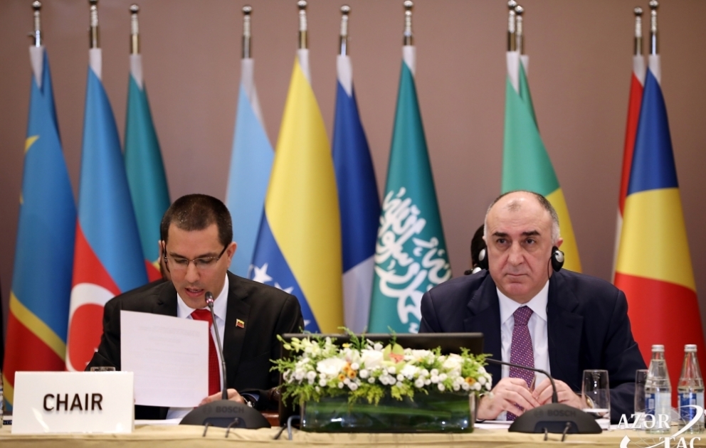 Meeting of FMs of Non-Aligned Movement member countries gets underway in Baku