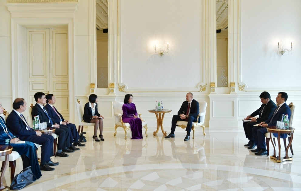 President Ilham Aliyev received vice president of Vietnam