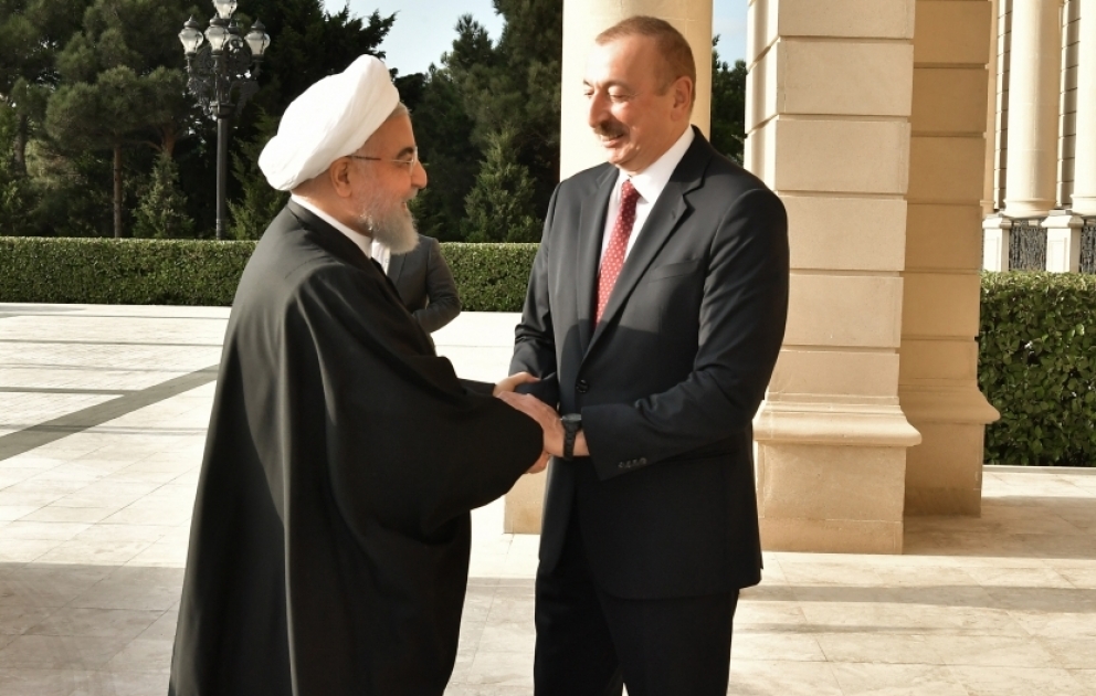 President Ilham Aliyev met with President of Iran Hassan Rouhani