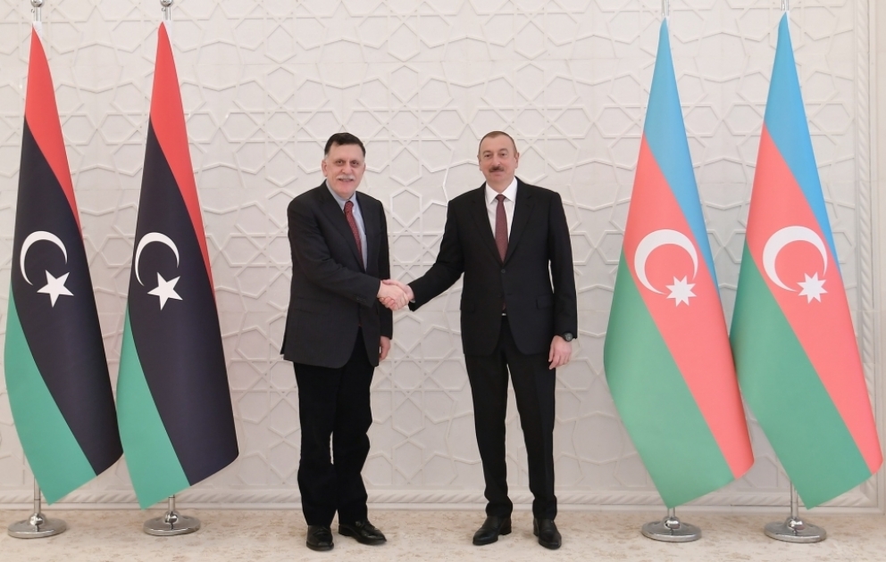 Präsident Ilham Aliyev empfängt Premierminister von Libyen