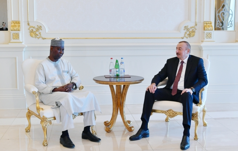 President Ilham Aliyev received President of UN General Assembly Tijjani Muhammad-Bande