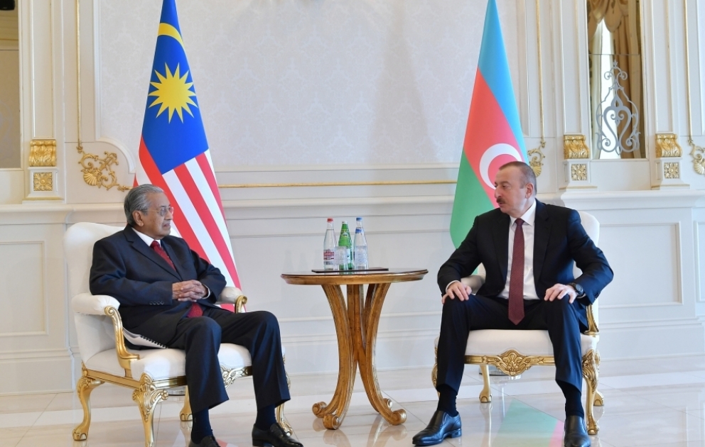 Entretien du président azerbaïdjanais avec le Premier ministre malaisien