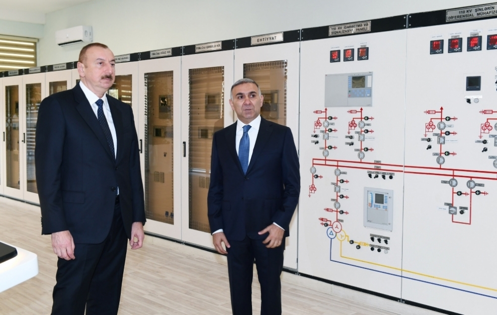 “Qəbələ” elektrik yarımstansiyası yenidənqurmadan sonra istismara verilib