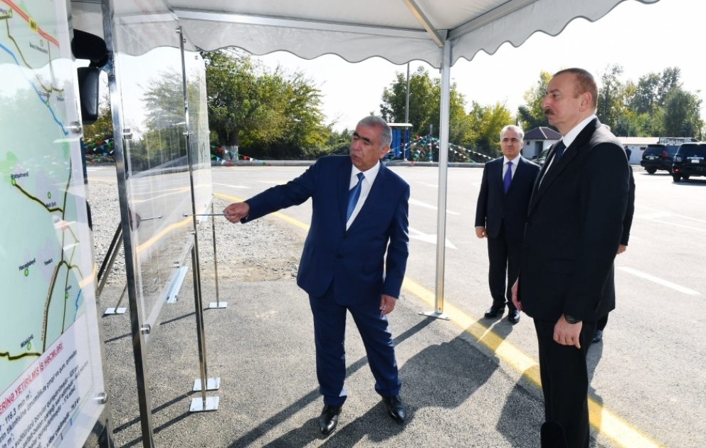 La route reconstruite Golguéti-Dehnékhalil-Gochagovag-Arabodjaghy rouverte à la circulation