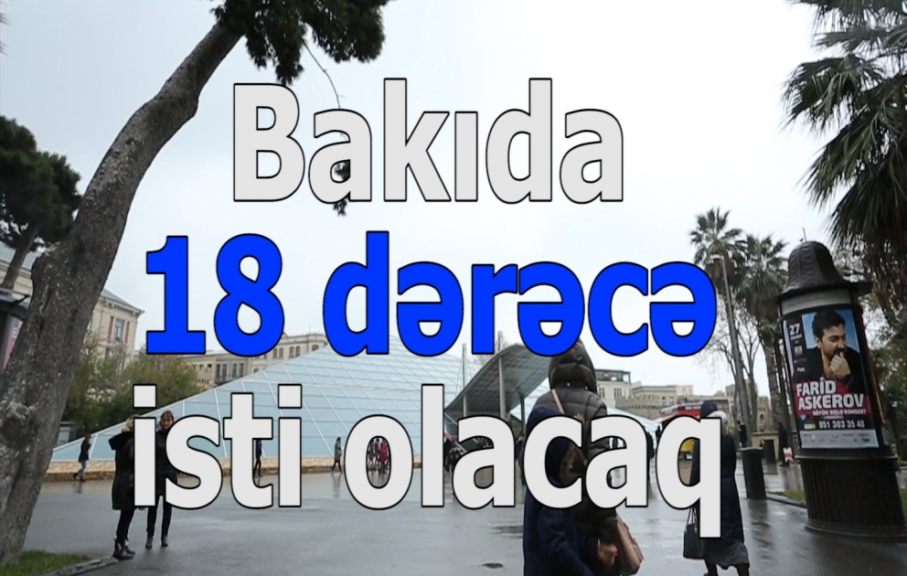 Sabah 18 dərəcə isti olacaq