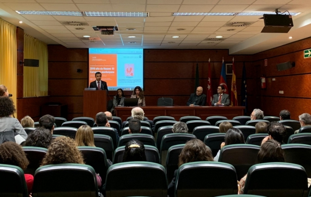 Madrid Muxtar Universitetində İmadəddin Nəsiminin 650 illik yubileyinə həsr olunmuş konfrans keçirilib