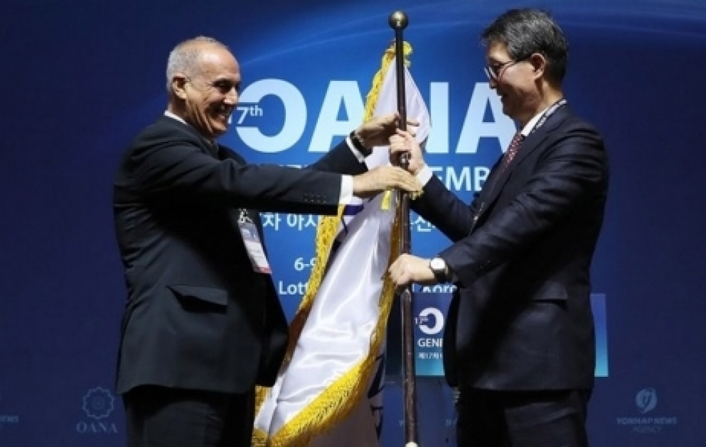 Asiya və Sakit Okean Ölkələrinin Xəbər Agentlikləri Təşkilatında sədrlik Yonhap agentliyinə keçib