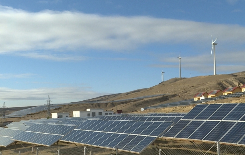 Külək, Günəş və bioqaz stansiyalarını birləşdirən dünyanın ilk hibrid elektrik stansiyasından REPORTAJ