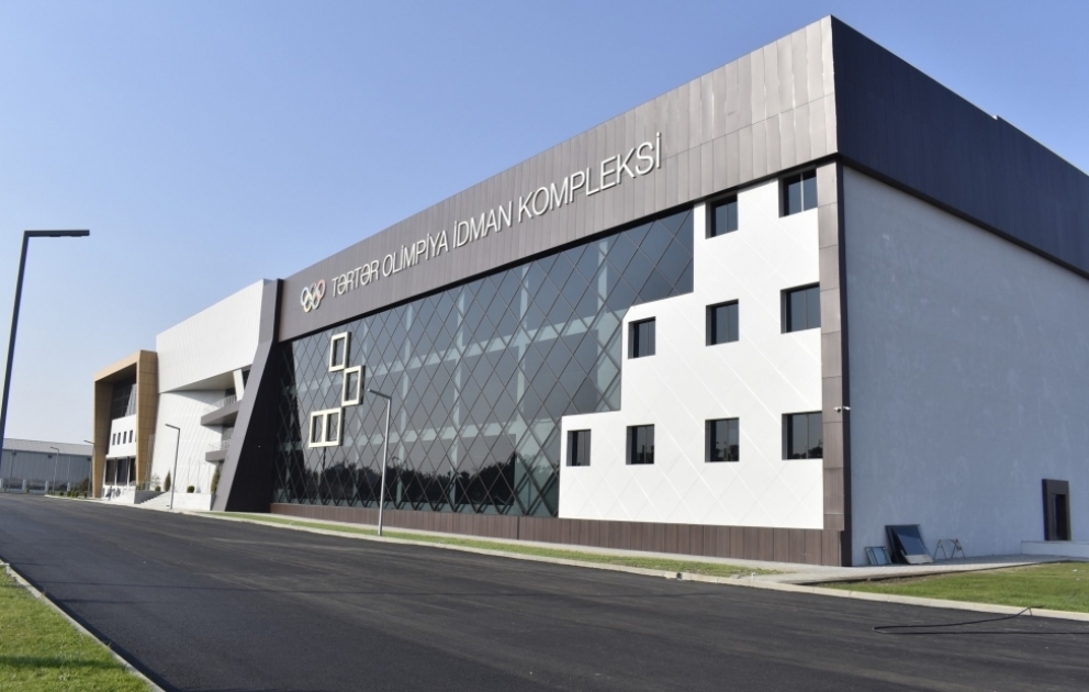 Tərtər Olimpiya İdman Kompleksinin tikintisi yekunlaşıb