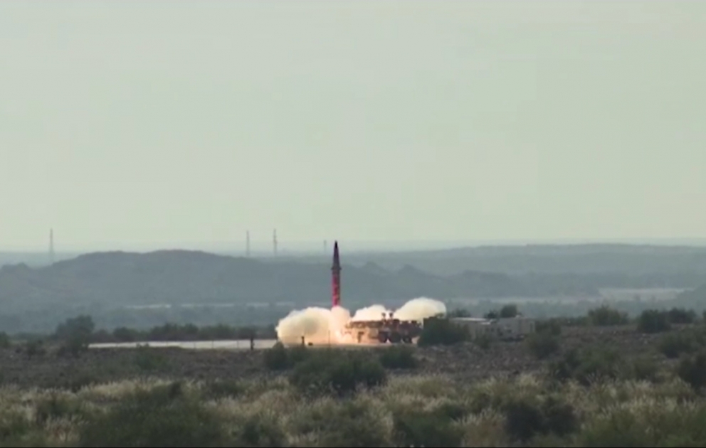 Pakistan Şahin-1 ballistik raketinin uğurlu sınağını keçirib