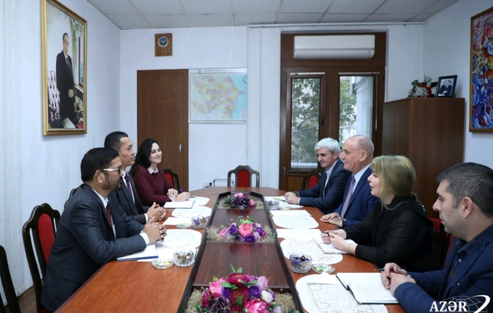 L'ambassadeur indien: Nous sommes prêts à soutenir l'élargissement des liens entre l'AZERTAC et les agences de presse indiennes