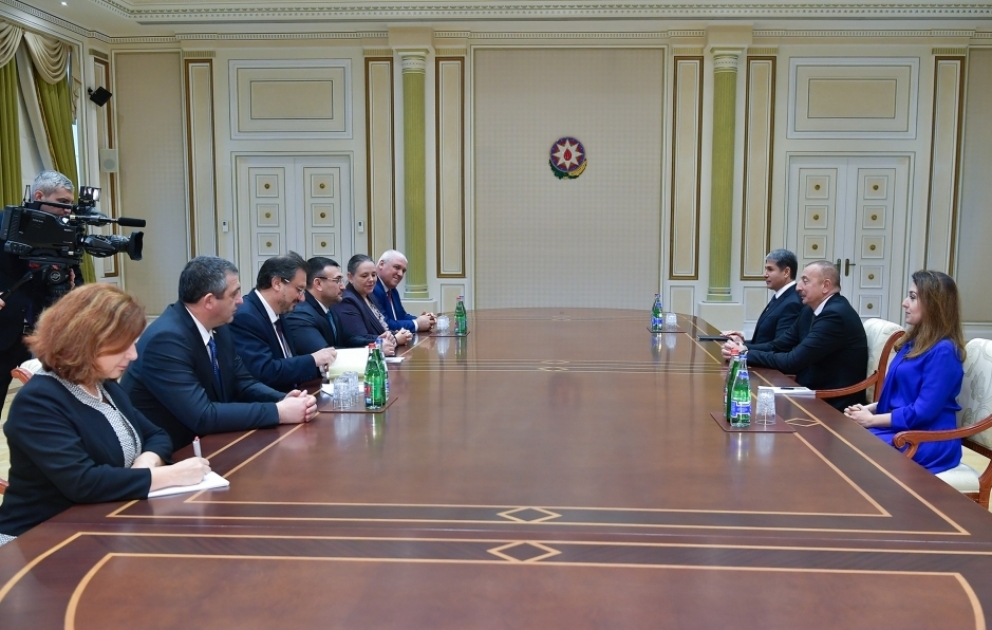 Le président Ilham Aliyev reçoit une délégation menée par le ministre bulgare de l’Intérieur