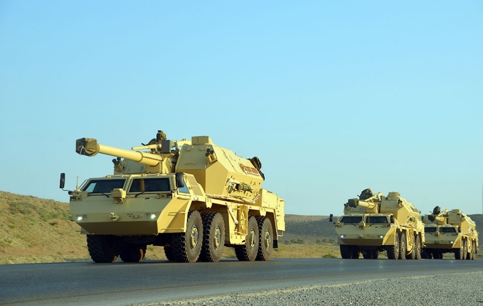 Tactical exercises of Rocket-artillery units are conducted at combined-arms training ranges