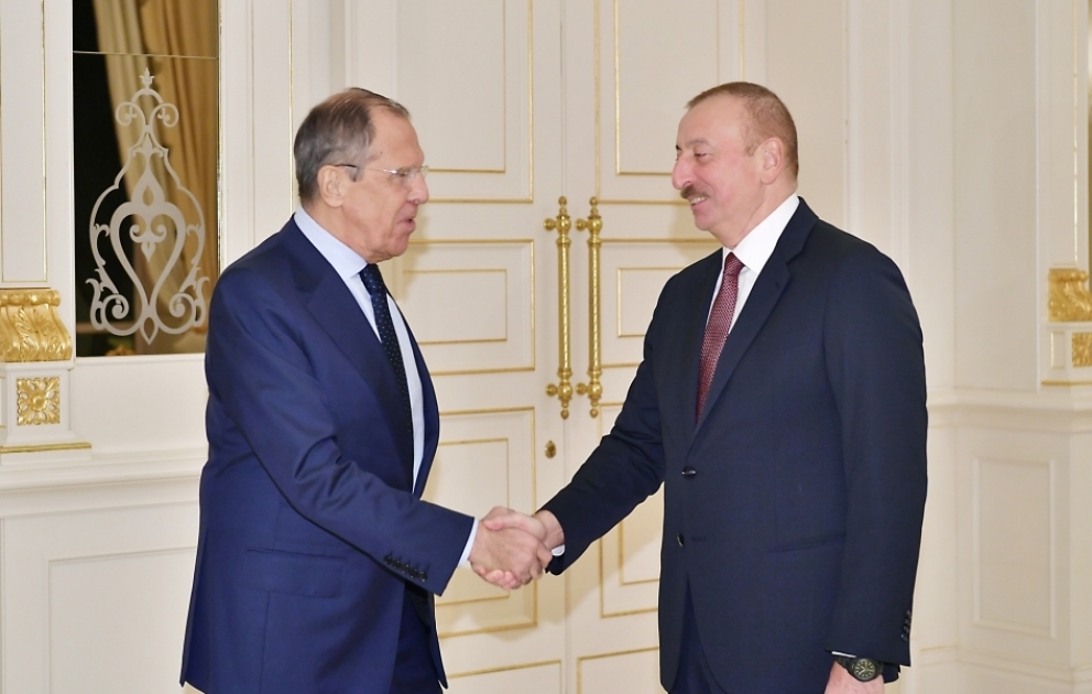Le président azerbaïdjanais rencontre le ministre russe des Affaires étrangères