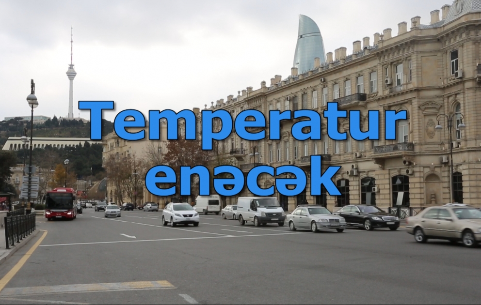 Temperatur enəcək, hava küləkli və yağıntılı olacaq