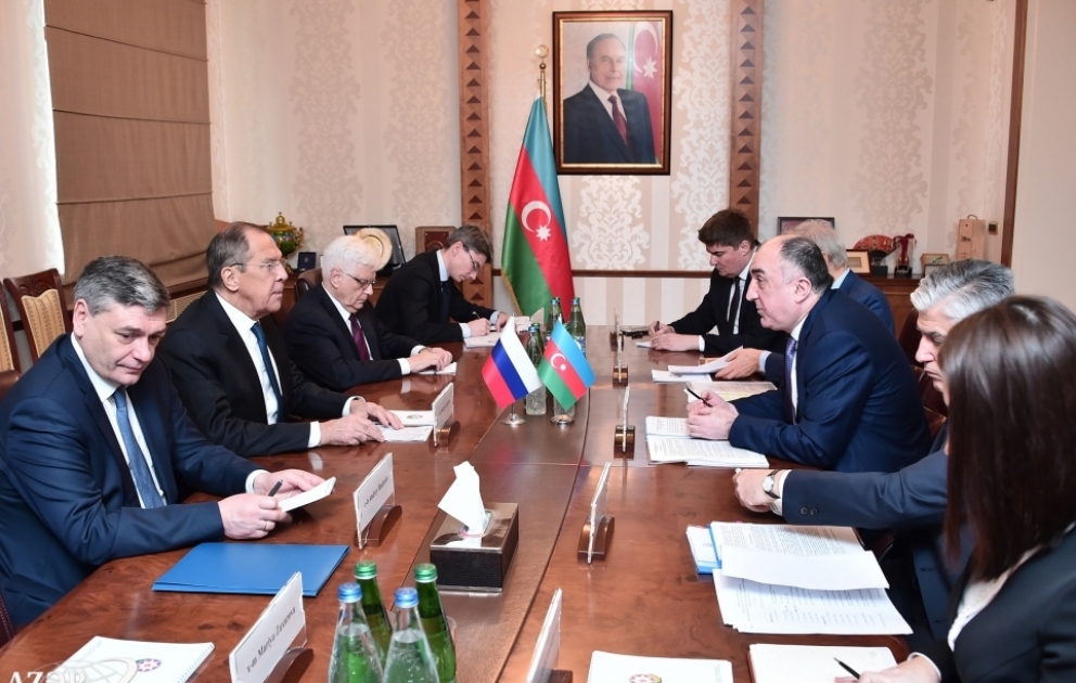 Azərbaycanın və Rusiyanın Xarici İşlər nazirlərinin görüşü olub