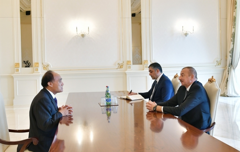 Präsident Ilham Aliyev empfängt ITU-Generalsekretär