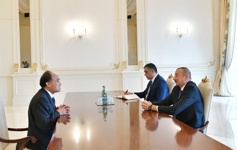 Rencontre du président Ilham Aliyev avec le secrétaire général de l’UIT
