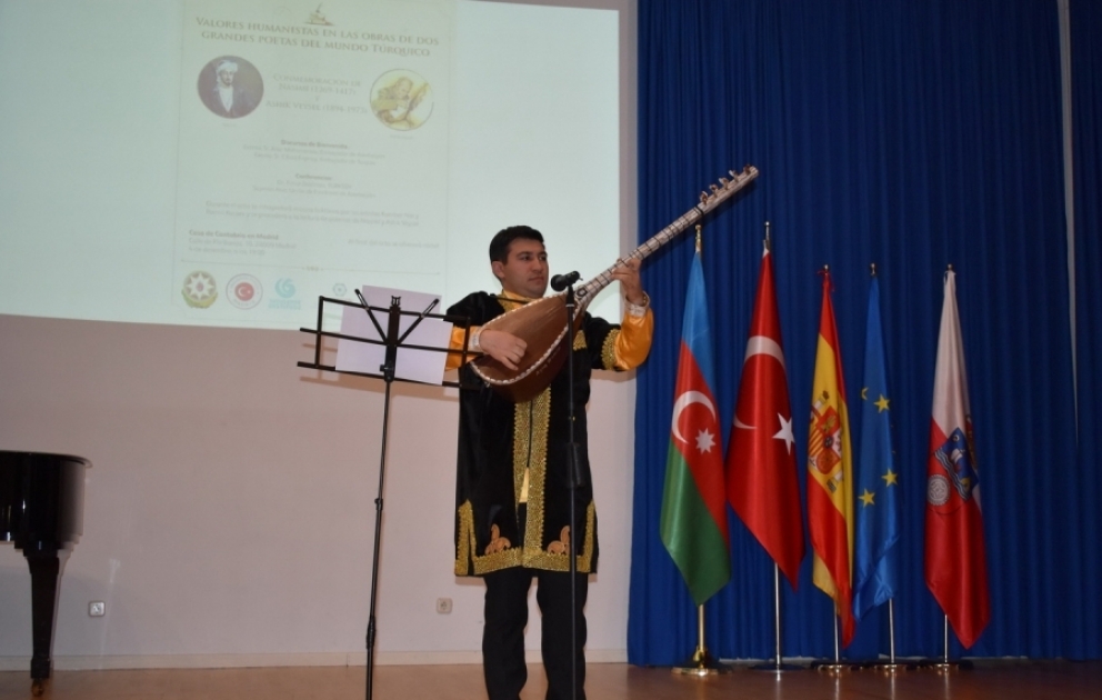 Madriddə İmadəddin Nəsiminin 650, Aşıq Veysəlin isə 125 illiyi qeyd olunub