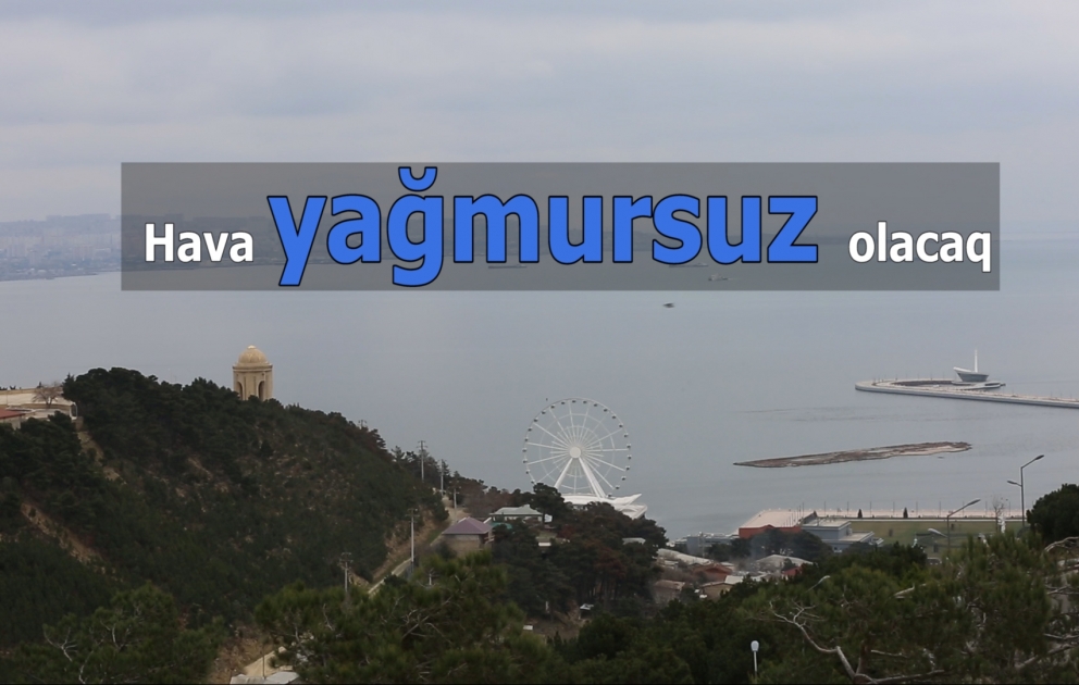 Hava yağmursuz keçəcək