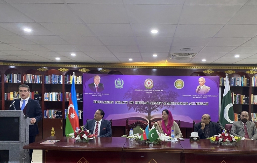 Pakistanda “Heydər Əliyev və Muhəmməd Əli Cinnahın təhsil siyasəti” mövzusunda seminar keçirilib
