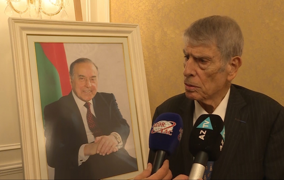 Jan-Pyer Allali: Azərbaycanın hər bir uğurunda xalqın böyük oğlu Heydər Əliyevin imzası görünür
