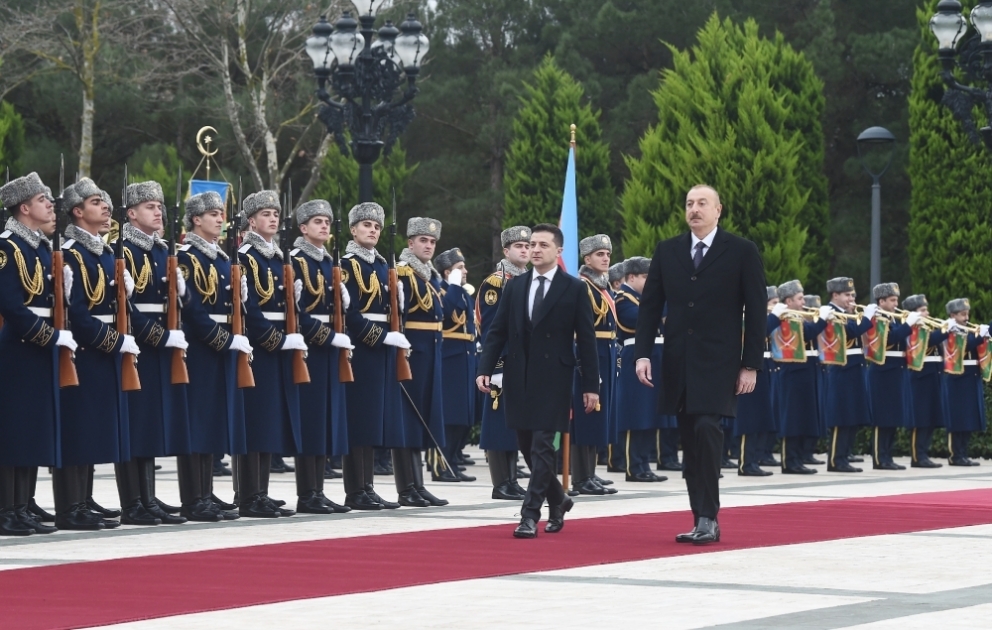 Official welcome ceremony was held for President of Ukraine Volodymyr Zelensky