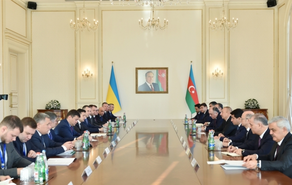 Azərbaycan və Ukrayna prezidentlərinin geniş tərkibdə görüşü keçirilib YENİLƏNİB