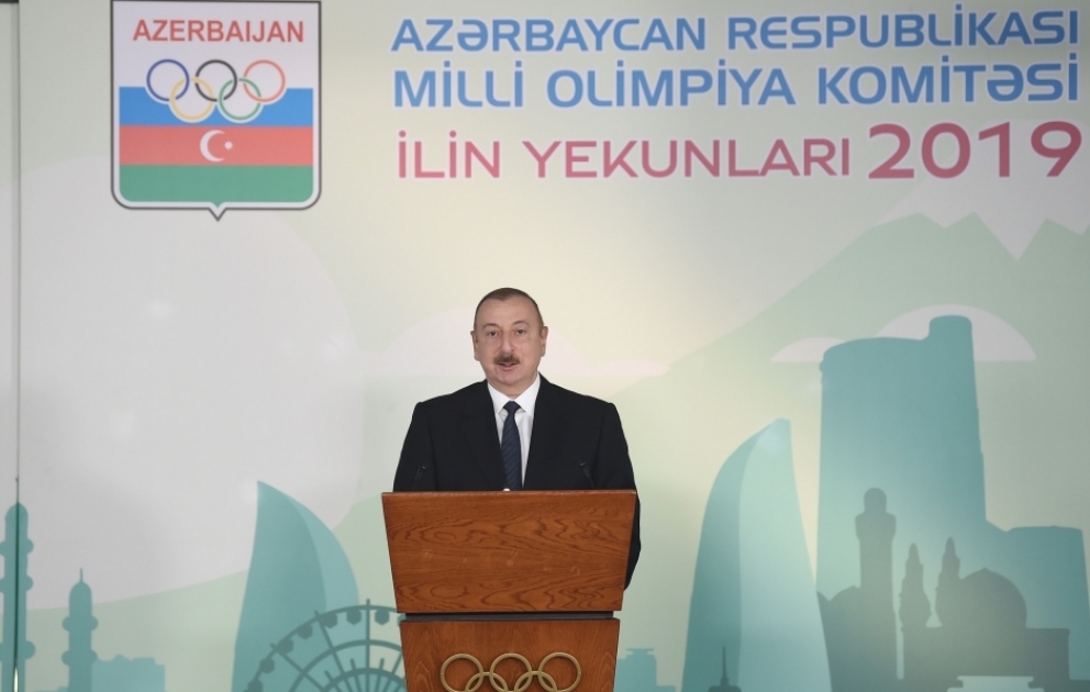 President Ilham Aliyev attended ceremony dedicated to 2019 sporting results