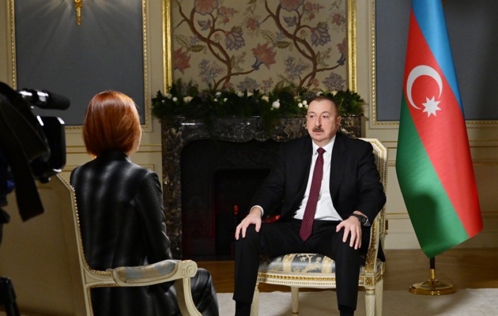 Prezident İlham Əliyev “Rossiya-24” televiziya kanalına müsahibə verib