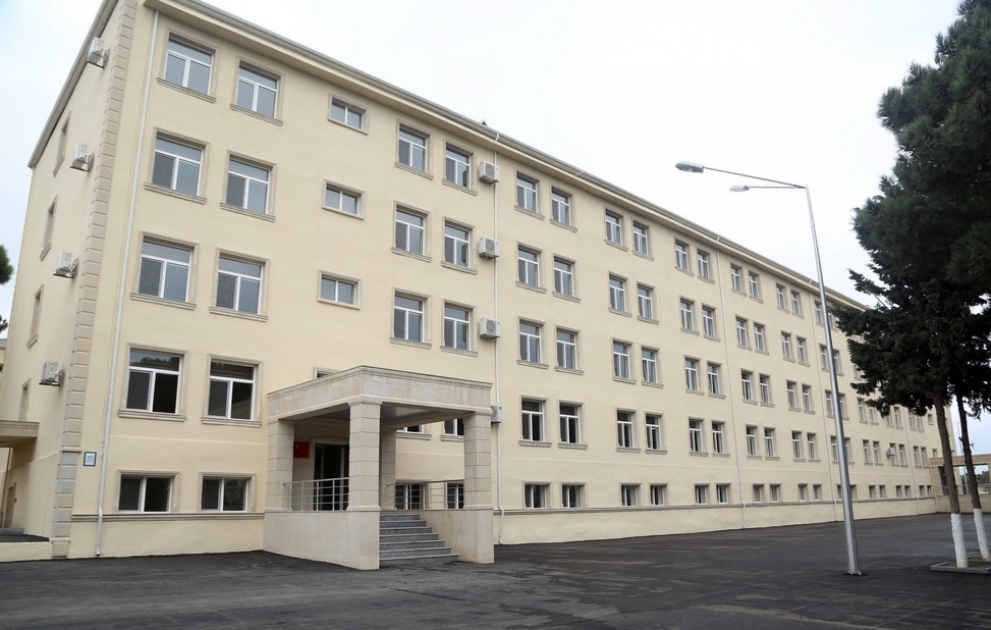 The new cadet dormitory accommodation was commissioned in the AMA named after Heydar Aliyev