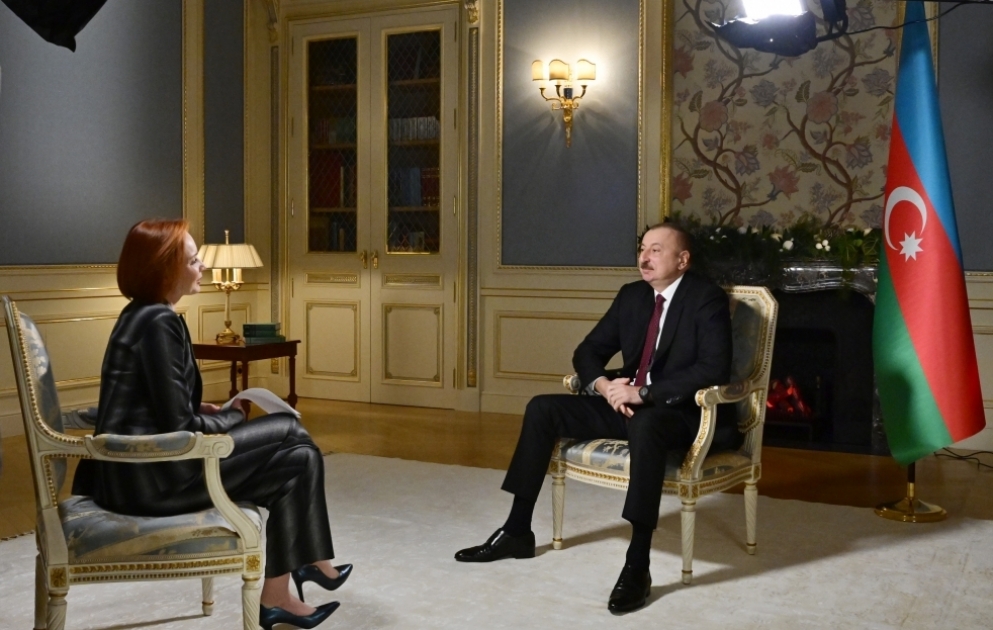 Prezident İlham Əliyev “Rossiya-24” televiziya kanalına müsahibə verib