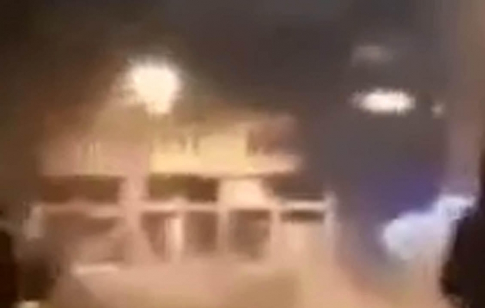 Bağdad hava limanına endirilən raket zərbələrinin görüntüləri