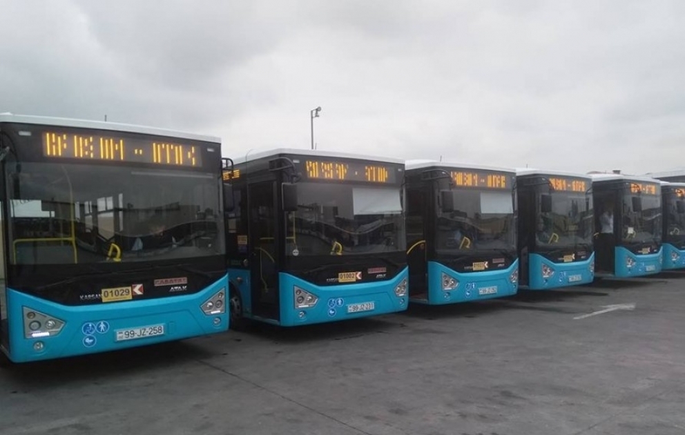 On ayda Azərbaycana 441 avtobus gətirilib