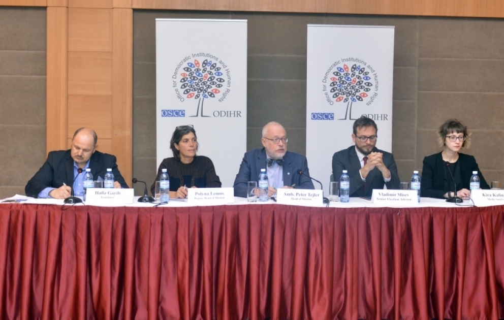 ATƏT DTİHB Azərbaycanda parlament seçkilərini müşahidə missiyasına başlayıb