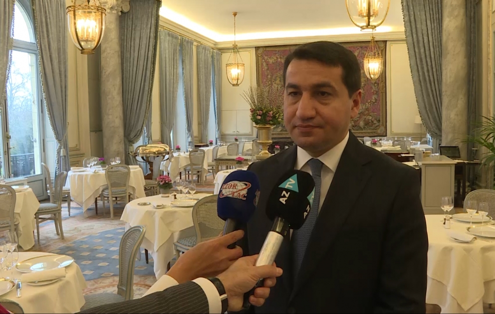 Hikmət Hacıyev: Azərbaycan ilə Fransa arasında əməkdaşlıq müxtəlif istiqamətlərdə inkişaf edir