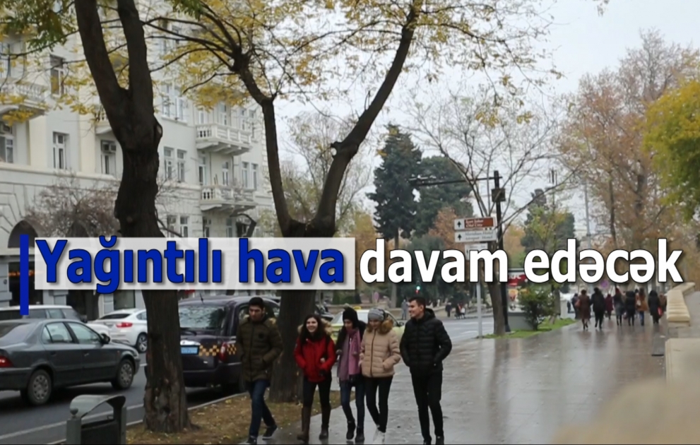Ölkə ərazisində yağıntılı hava davam edəcək