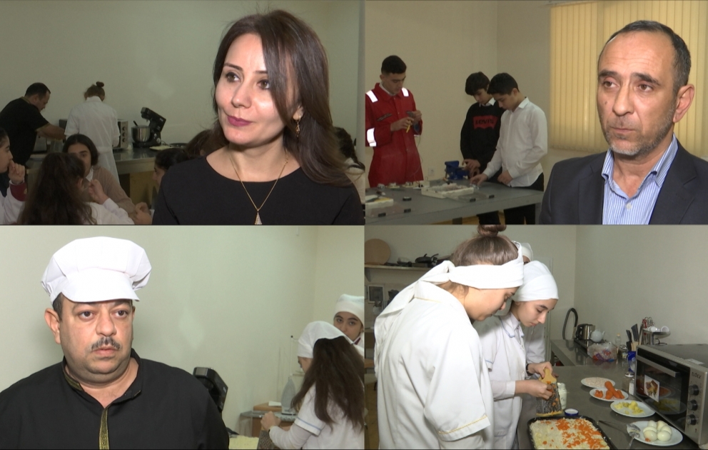 Bu məktəblilər peşə təhsilinə cəlb olunub REPORTAJ