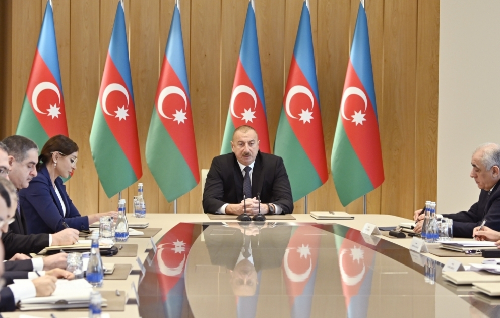 Beratung über Ergebnisse des Jahres 2019 unter Vorsitz von Präsident Ilham Aliyev