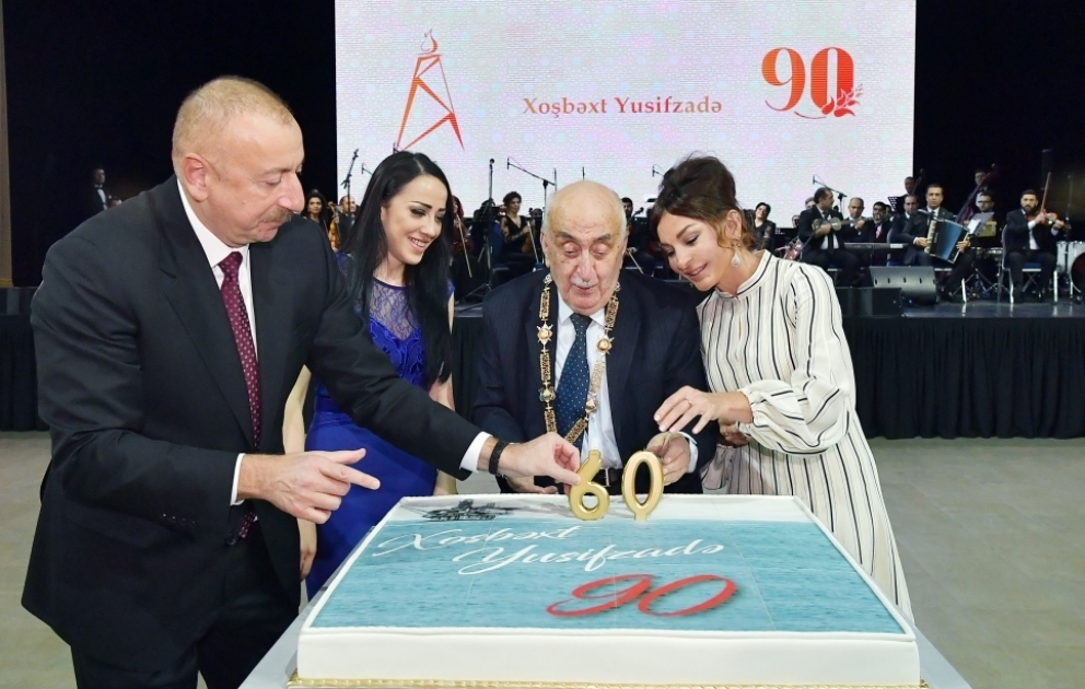 Görkəmli neftçi-alim və geoloq, akademik Xoşbəxt Yusifzadənin 90 illik yubileyi münasibətilə mərasim keçirilib