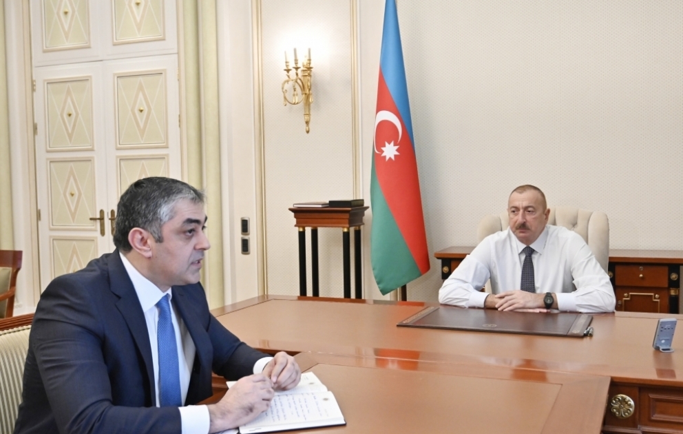 President Ilham Aliyev received Minister of Transport, Communications and High Technologies