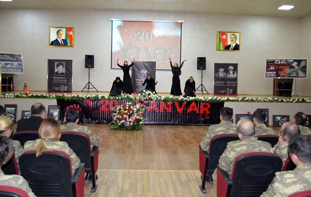 Qanlı Yanvar faciəsinin ildönümü ilə bağlı anım tədbiri keçirilib