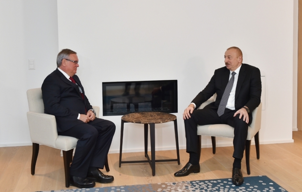 Präsident Ilham Aliyev zu Arbeitsbesuch in der Schweiz