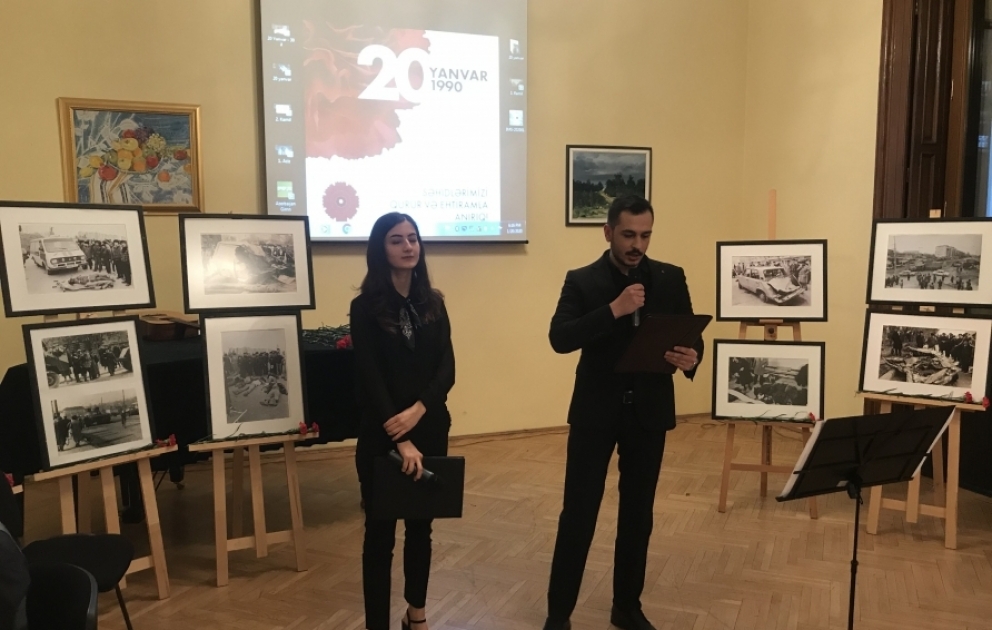 20 Yanvar şəhidlərinin xatirəsi Budapeştdə də anılıb