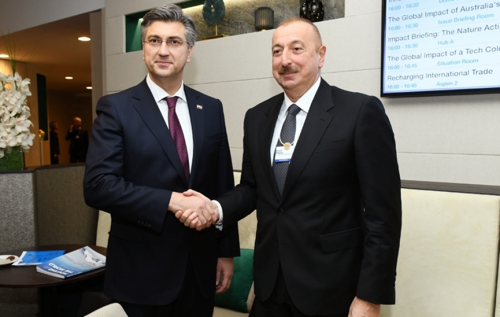 Azərbaycan ilə Xorvatiya arasında əməkdaşlığın perspektivləri müzakirə edilib
