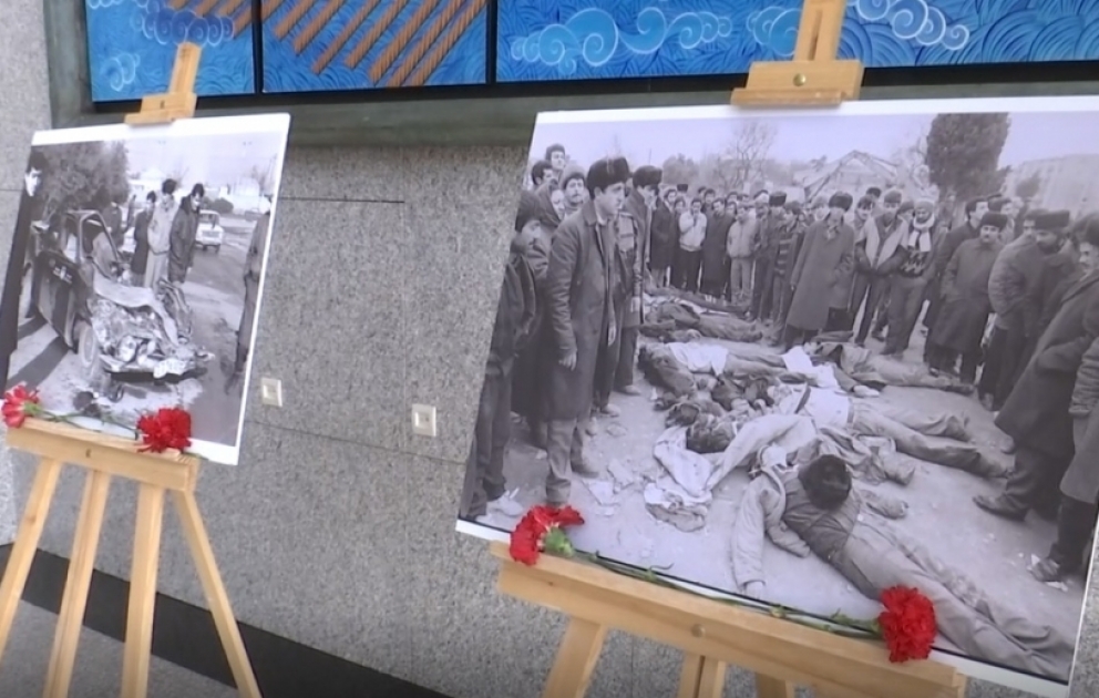Türkiyə parlamentində 20 Yanvar faciəsi ilə bağlı fotosərgi açılıb