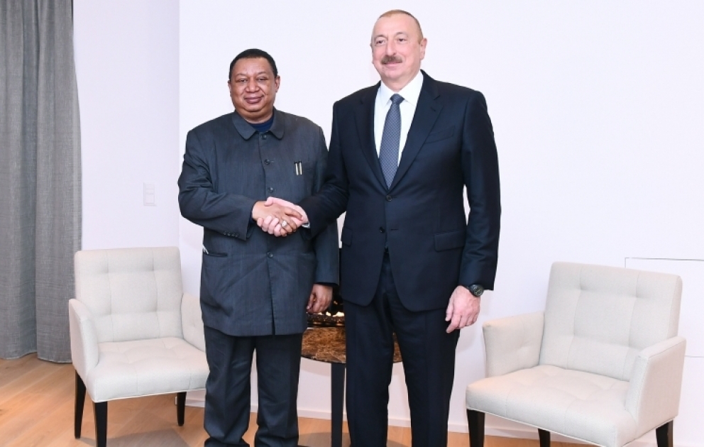 Davos : le président azerbaïdjanais rencontre le secrétaire général de l’OPEP